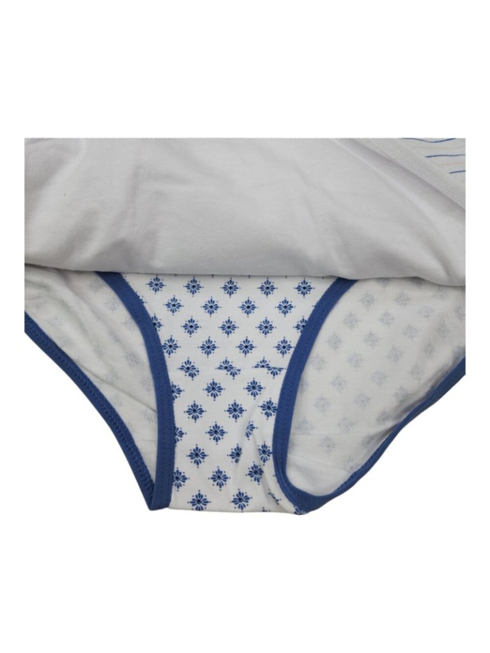 Laura Ashley Womens Tag-Free 5-Pack Cotton Spandex Panties L Floral Solid Prints - Picture 9 of 11